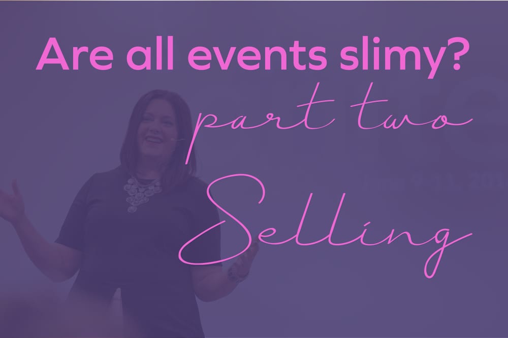 Are all events slimy? Part 2: Selling