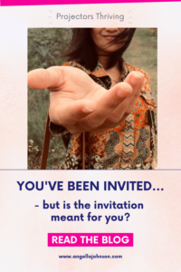 Image that says "You've been invited - but is the invitation meant for you?" 