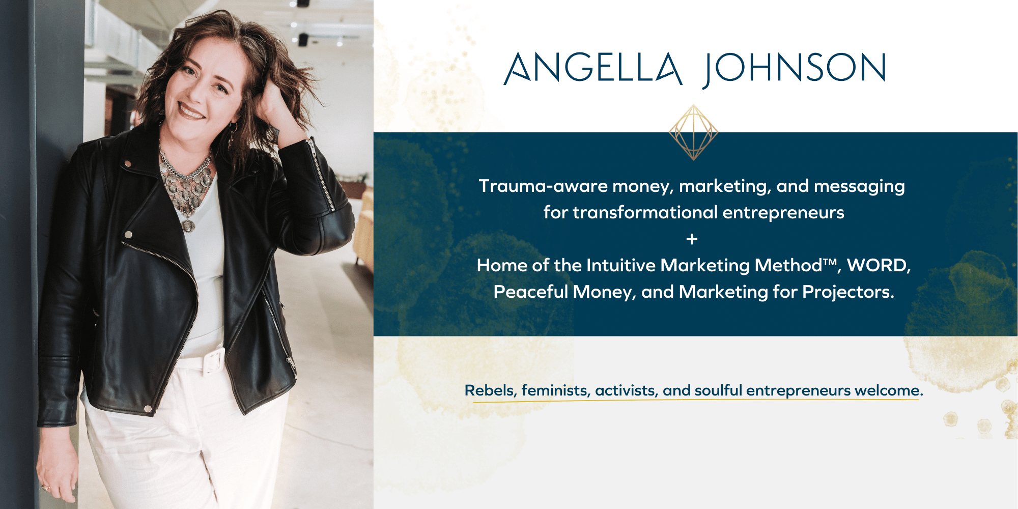 Image of Angella Johnson, the creator of Intuitive Marketing Method.