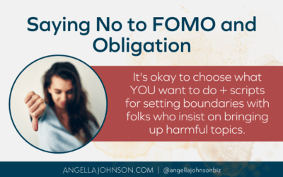 Saying No to FOMO and Obligation